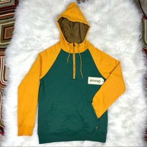 Dravus | Treeline Green & Yellow Hoodie